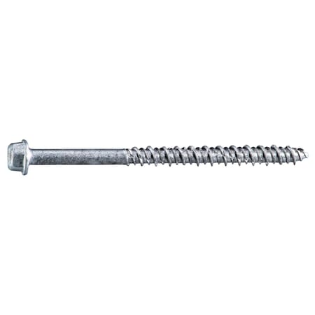Midwest Fastener Masonry Screw, 3/16" Dia., Hex, 2 3/4 in L, 410 Stainless Steel 50 PK 54462